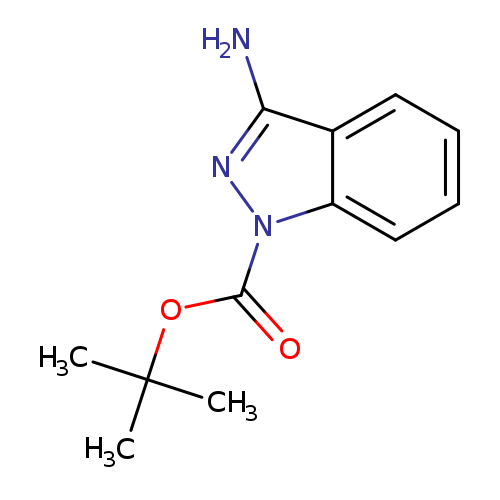 Nc1nn(c2c1cccc2)C(=O)OC(C)(C)C