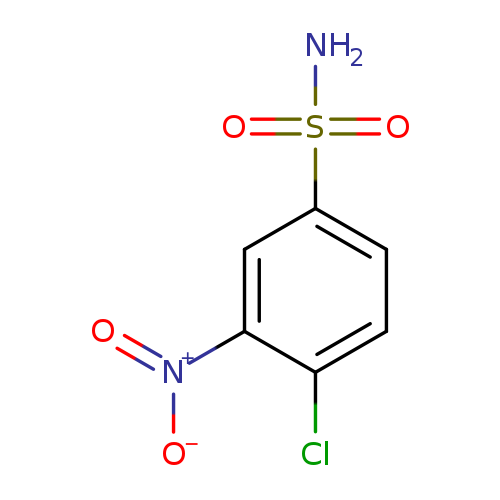 [O-][N+](=O)c1cc(ccc1Cl)S(=O)(=O)N