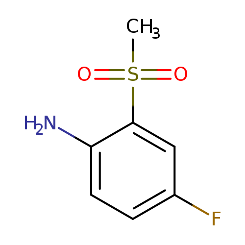 Fc1ccc(c(c1)S(=O)(=O)C)N