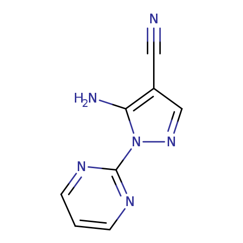 N#Cc1cnn(c1N)c1ncccn1