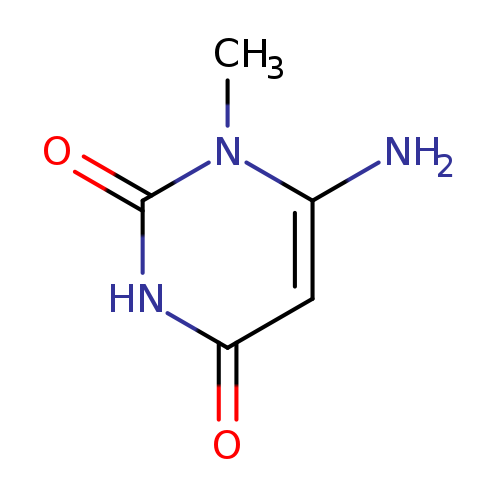 Cn1c(N)cc(=O)[nH]c1=O