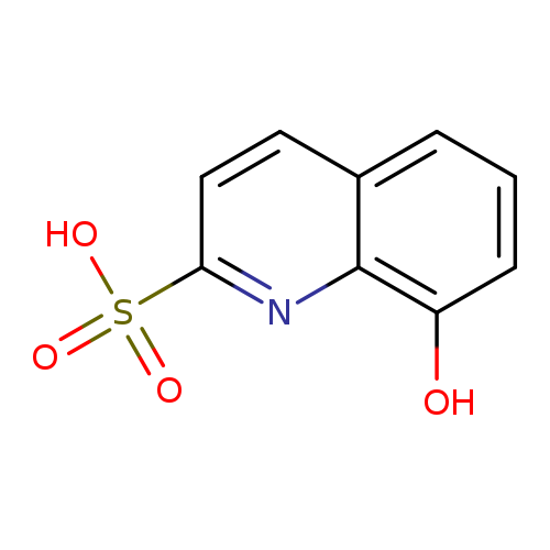 Oc1cccc2c1nc(cc2)S(=O)(=O)O
