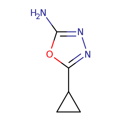 Nc1nnc(o1)C1CC1