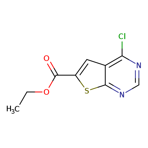 CCOC(=O)c1sc2c(c1)c(Cl)ncn2