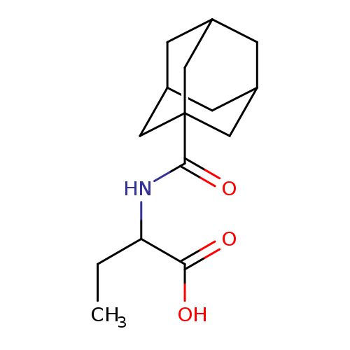 CCC(C(=O)O)NC(=O)C12CC3CC(C2)CC(C1)C3