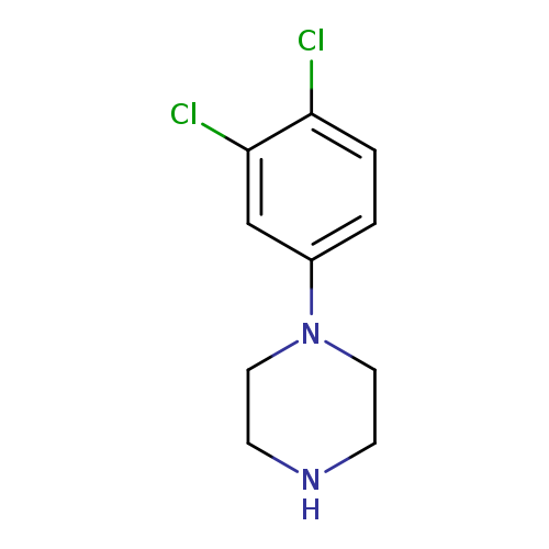 Clc1ccc(cc1Cl)N1CCNCC1