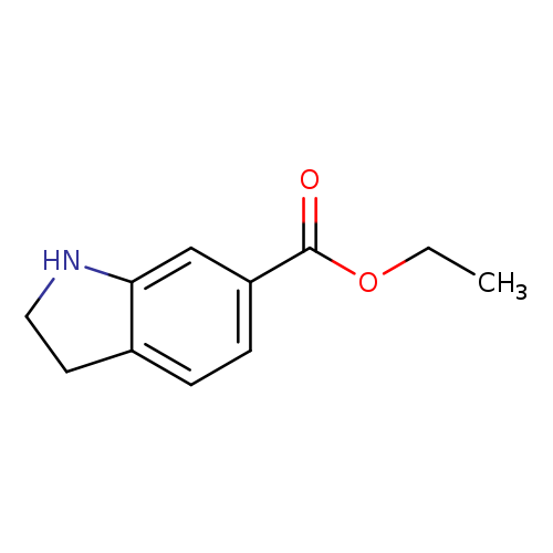 CCOC(=O)c1ccc2c(c1)NCC2