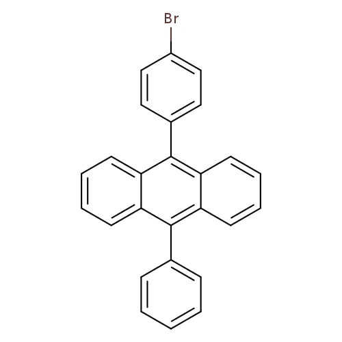 Brc1ccc(cc1)c1c2ccccc2c(c2c1cccc2)c1ccccc1