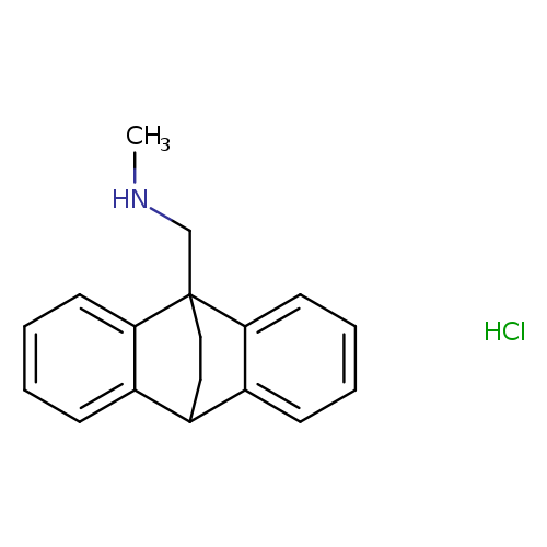 CNCC12CCC(c3c1cccc3)c1c2cccc1.Cl