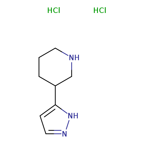 C1CCC(CN1)c1ccn[nH]1.Cl.Cl