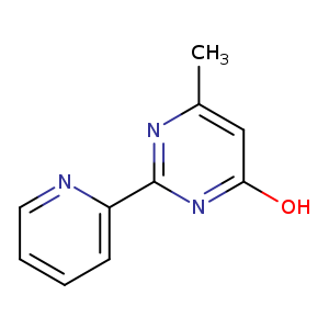 Cc1cc(O)nc(n1)c1ccccn1