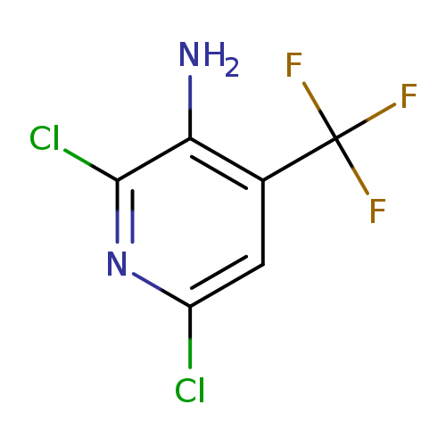Clc1nc(Cl)c(c(c1)C(F)(F)F)N