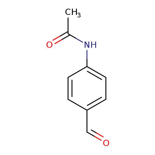 O=Cc1ccc(cc1)NC(=O)C