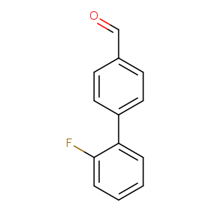 O=Cc1ccc(cc1)c1ccccc1F