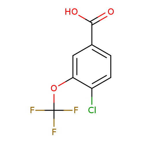 Clc1ccc(cc1OC(F)(F)F)C(=O)O