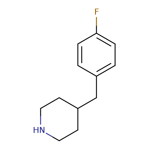 Fc1ccc(cc1)CC1CCNCC1