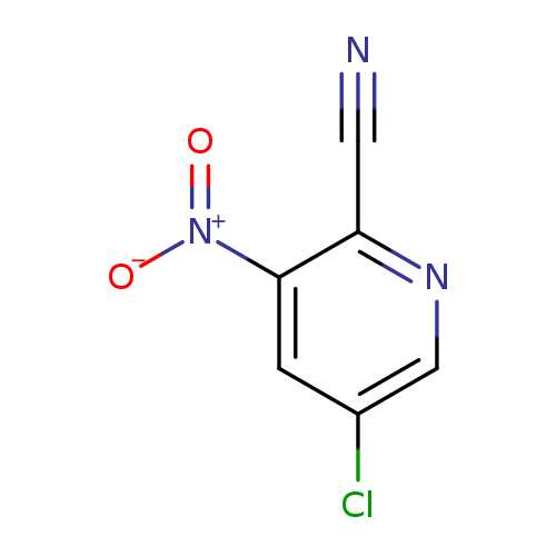 [O-][N+](=O)c1cc(Cl)cnc1C#N