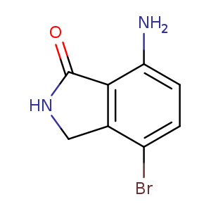 O=C1NCc2c1c(N)ccc2Br
