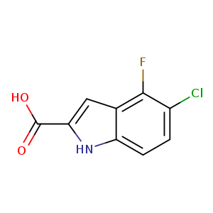 OC(=O)c1cc2c([nH]1)ccc(c2F)Cl