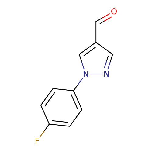 O=Cc1cnn(c1)c1ccc(cc1)F