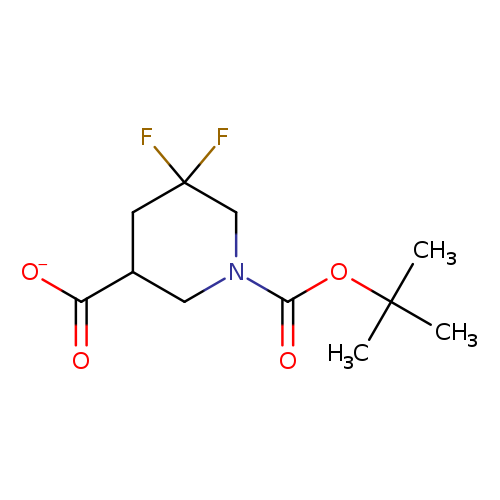 [O-]C(=O)C1CN(CC(C1)(F)F)C(=O)OC(C)(C)C