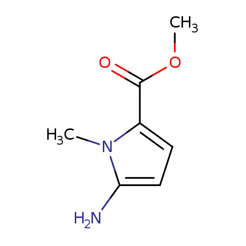 Cn1c(ccc1N)C(=O)OC