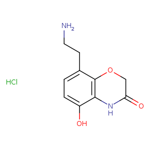 NCCc1ccc(c2c1OCC(=O)N2)O.Cl