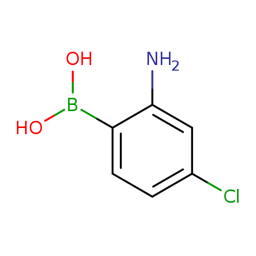 Clc1ccc(c(c1)N)B(O)O