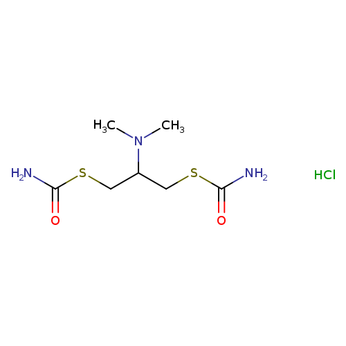 CN(C(CSC(=O)N)CSC(=O)N)C.Cl