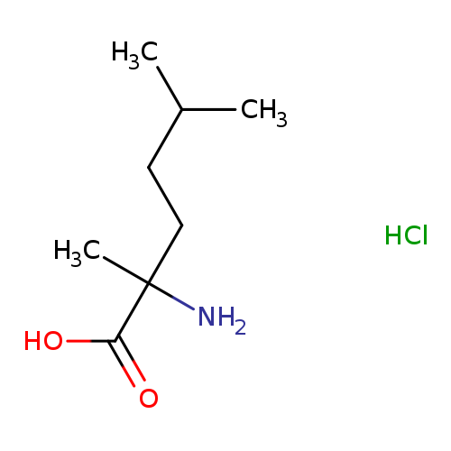 CC(CCC(C(=O)O)(N)C)C.Cl