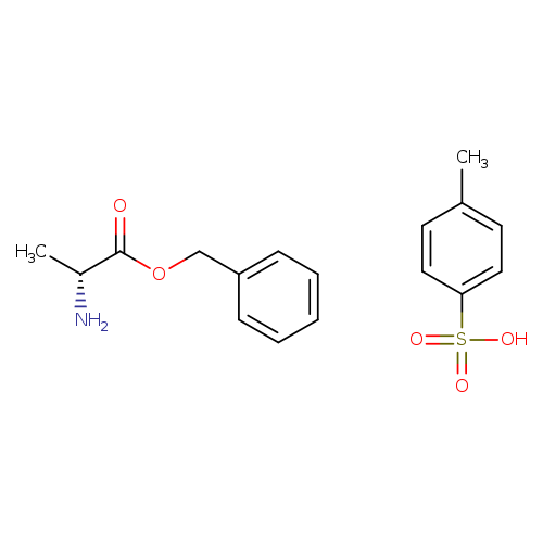 O=C([C@H](N)C)OCc1ccccc1.Cc1ccc(cc1)S(=O)(=O)O