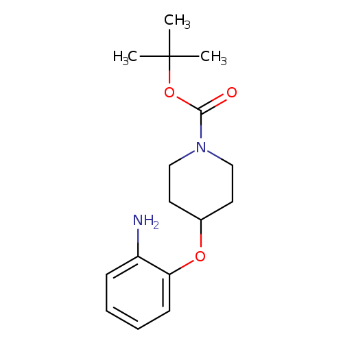 O=C(N1CCC(CC1)Oc1ccccc1N)OC(C)(C)C