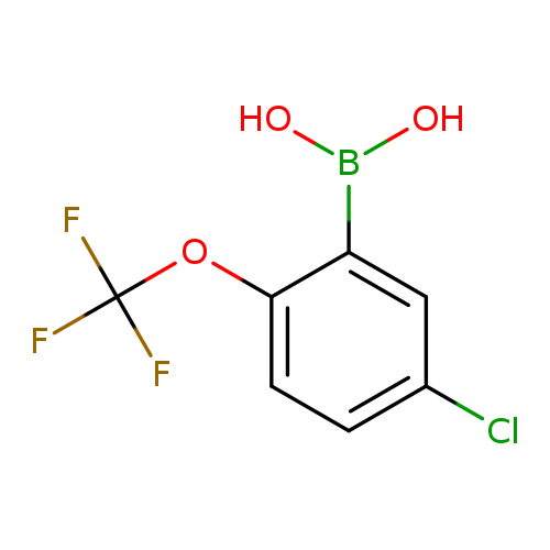 Clc1ccc(c(c1)B(O)O)OC(F)(F)F