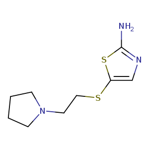 Nc1ncc(s1)SCCN1CCCC1