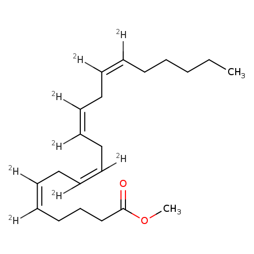 CCCCC/C(=C(C/C(=C(C/C(=C(C/C(=C(CCCC(=O)OC)/[2H])/[2H])/[2H])/[2H])/[2H])/[2H])/[2H])/[2H]