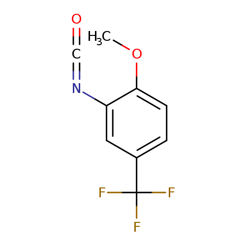 O=C=Nc1cc(ccc1OC)C(F)(F)F