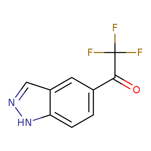 O=C(C(F)(F)F)c1ccc2c(c1)cn[nH]2