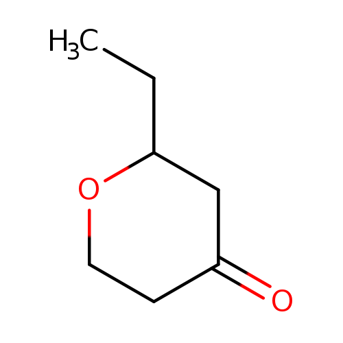 CCC1CC(=O)CCO1