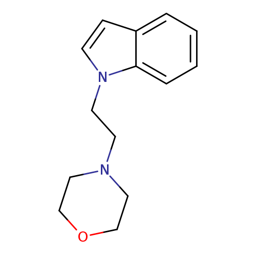 O1CCN(CC1)CCn1ccc2c1cccc2