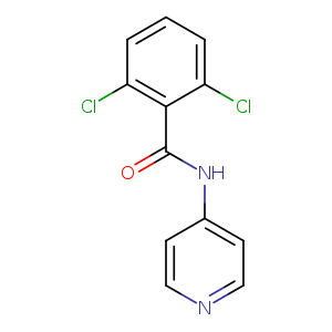 O=C(c1c(Cl)cccc1Cl)Nc1ccncc1