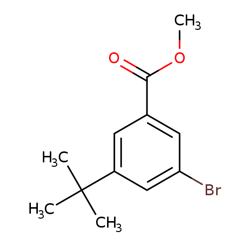 COC(=O)c1cc(Br)cc(c1)C(C)(C)C