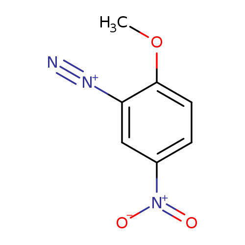 N#[N+]c1cc(ccc1OC)[N+](=O)[O-]