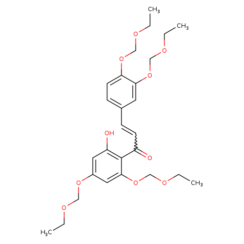 CCOCOc1cc(O)c(c(c1)OCOCC)C(=O)C=Cc1ccc(c(c1)OCOCC)OCOCC