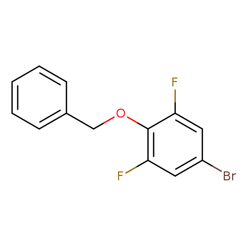 Brc1cc(F)c(c(c1)F)OCc1ccccc1