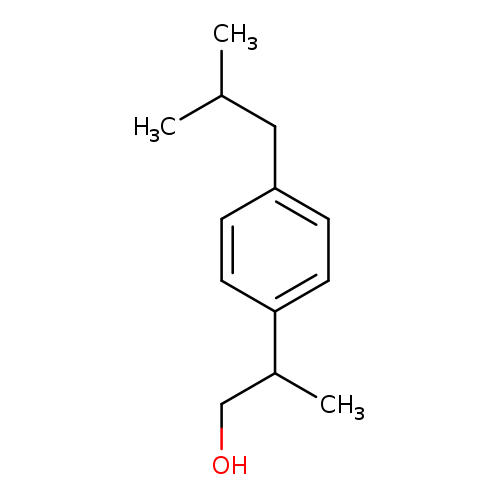 OCC(c1ccc(cc1)CC(C)C)C