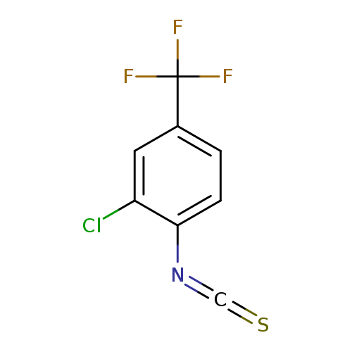 S=C=Nc1ccc(cc1Cl)C(F)(F)F