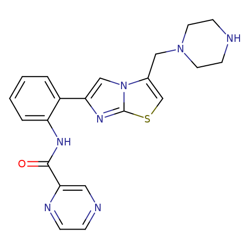 O=C(c1cnccn1)Nc1ccccc1c1cn2c(n1)scc2CN1CCNCC1