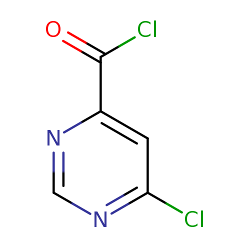 Clc1ncnc(c1)C(=O)Cl