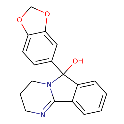 OC1(c2ccc3c(c2)OCO3)c2ccccc2C2=NCCCN12