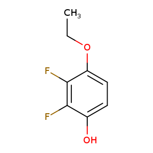 CCOc1ccc(c(c1F)F)O